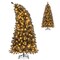 Costway 6/7 FT Artificial Halloween Christmas Tree with Bendable Top Section 726/1050 Branch Tips 260/340 Lights